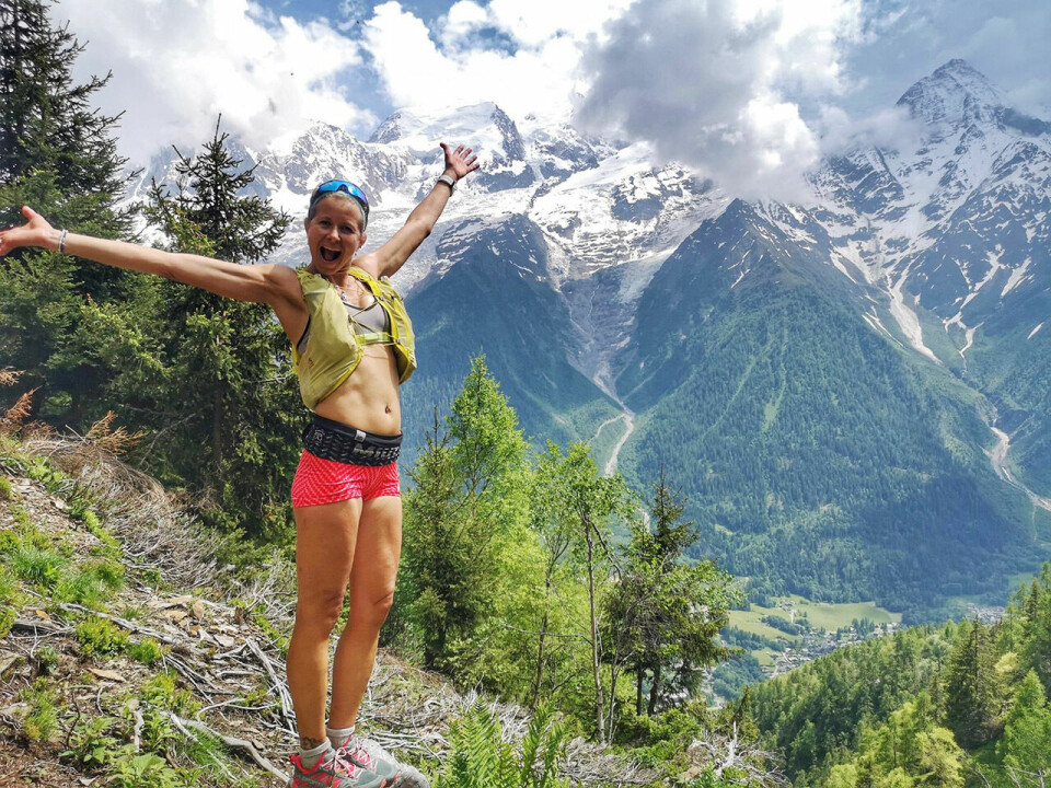 Jo brattere jo bedre for Therese Sjursen som skal løpe 90 km i Mont Blanc Marathon på fredag Therese-forfra-jubel.jpg