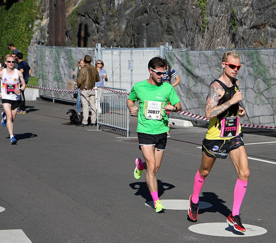Laila Mehus og Kenneth Smeby vant Oslotrippelen Halvmaraton8km_Tranger_og_Smedby_4S7A0034.jpg