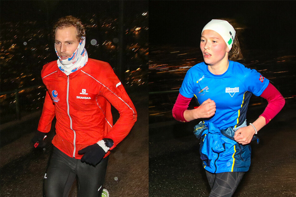 Thorbjørn Ludvigsen og Thea Knutsen var de som løp aller raskest fra Fjellveien til Fløyen Thorbjørn Ludvigsen og Thea Knutsen var de som løp aller raskest fra Fjellveien til Fløyen