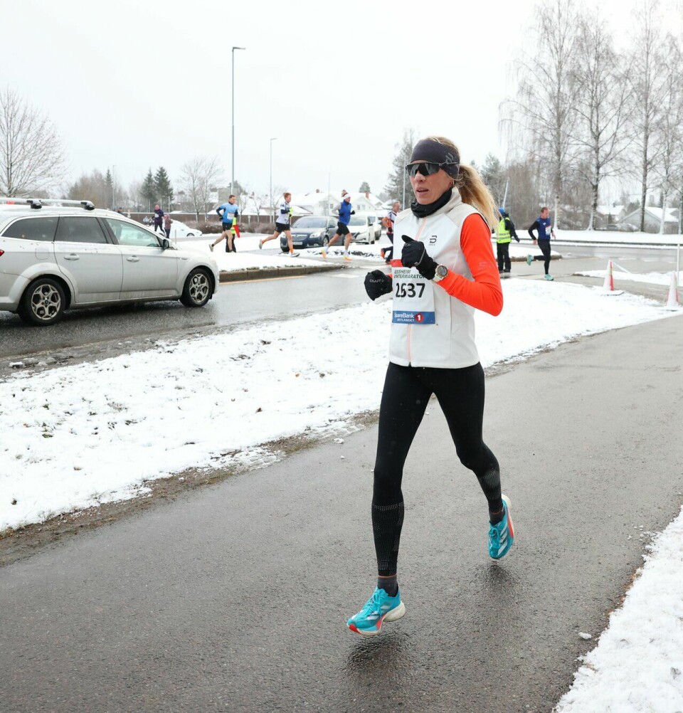 Flere trosset vinteren under Jessheim vintermaraton Silje Eklund vant halvmaraton under Jessheim Vintermaraton 2023
