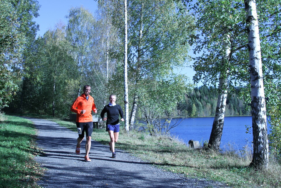 Therese Falk og Ragnar Nygård vant 2 x 50 km ultraløp IMG_2268_Gregor_Therese.jpg