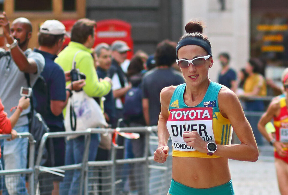 Sinead Diver satte maratonpersen sin på 2.21.34 i fjor. Da var hun 45 år gammel. Her ser vi henne under maratonløpet i VM i London i 2017. (Foto: Wikipedia) Sinead Diver satte maratonpersen sin på 2.21.34 i fjor. Da var hun 45 år gammel. Her ser vi henne under maratonløpet i VM i London i 2017. (Foto: Wikipedia)