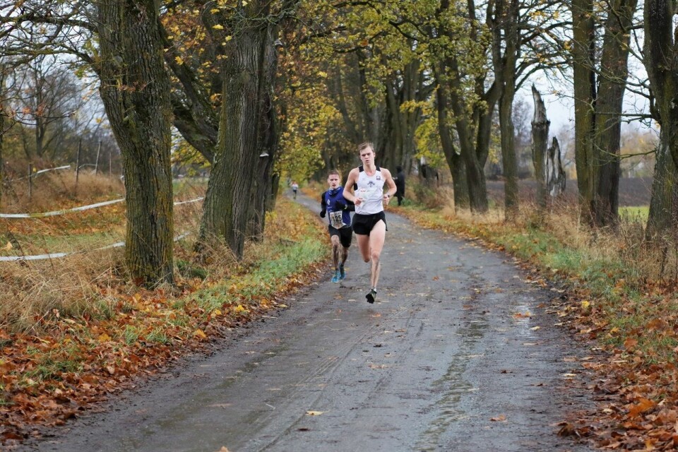 Sigurd Ruud Skjeseth er tilbake på kjente trakter i Ottestad rundt på søndag. Her er han i ferd med å få en luke til Petter Johansen da han vant løpet i 2020. (Foto: Rolf Bakken) Sigurd Ruud Skjeseth er tilbake på kjente trakter i Ottestad rundt på søndag. Her er han i ferd med å få en luke til Petter Johansen da han vant løpet i 2020. (Foto: Rolf Bakken)