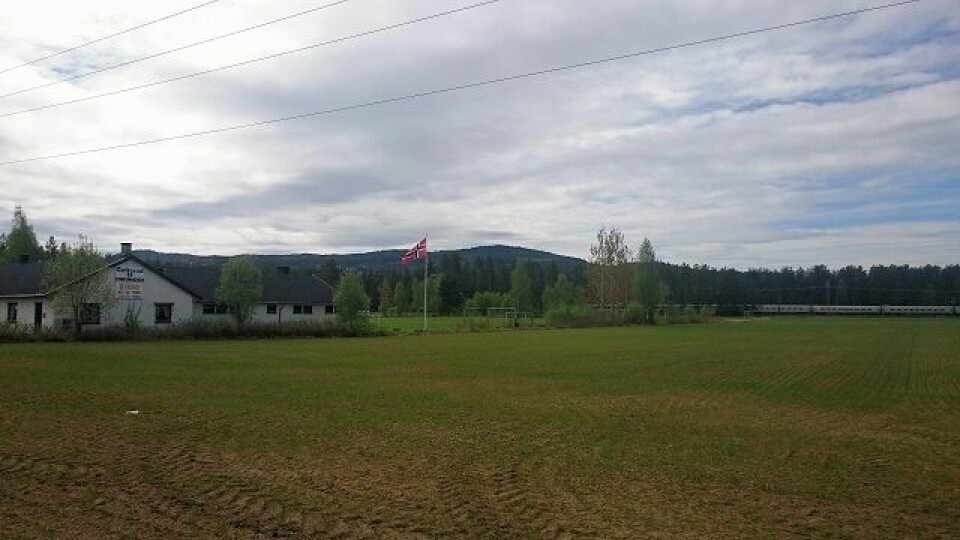 Knartamarsjen på Galterud samlet 117 deltakere Kr. Himmelfartsdag Tog_paa_Furumoen.jpg
