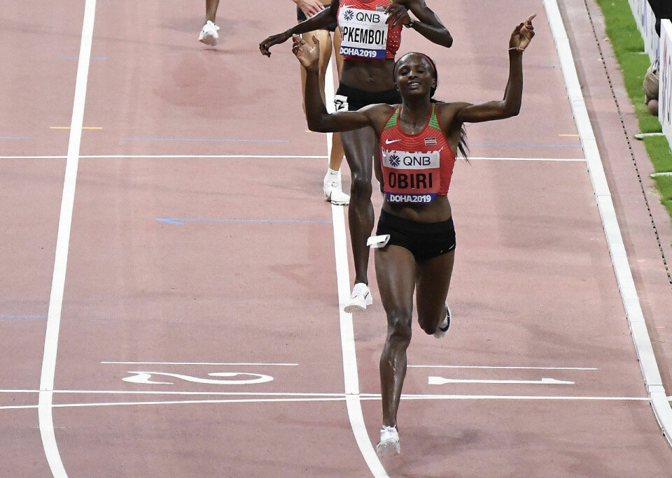 Hellen Obiri satser på maraton 5000-meter-2019-doha.jpg