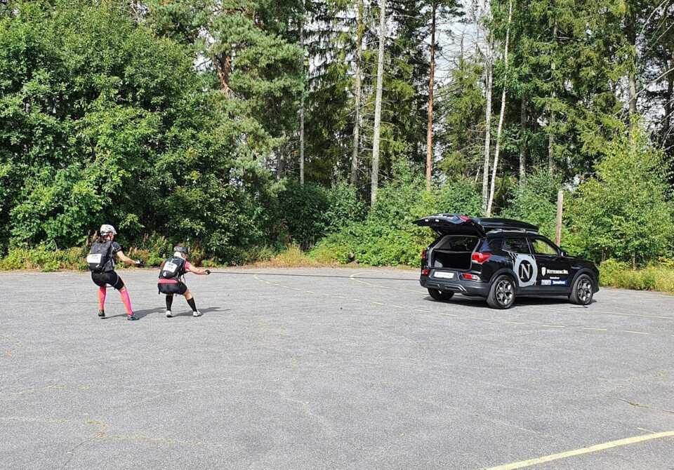 Vinnerlaget med maks poengscore i Challenge 40 biltrekk