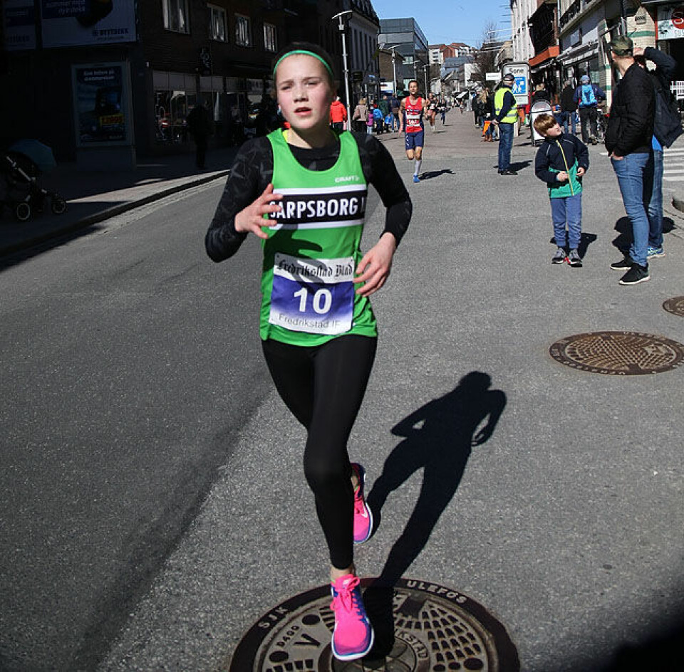 Gode tider i 'nye' Fredrikstadløpet 3km_Maiken_Holmung_Proeitz_IMG_3452.jpg