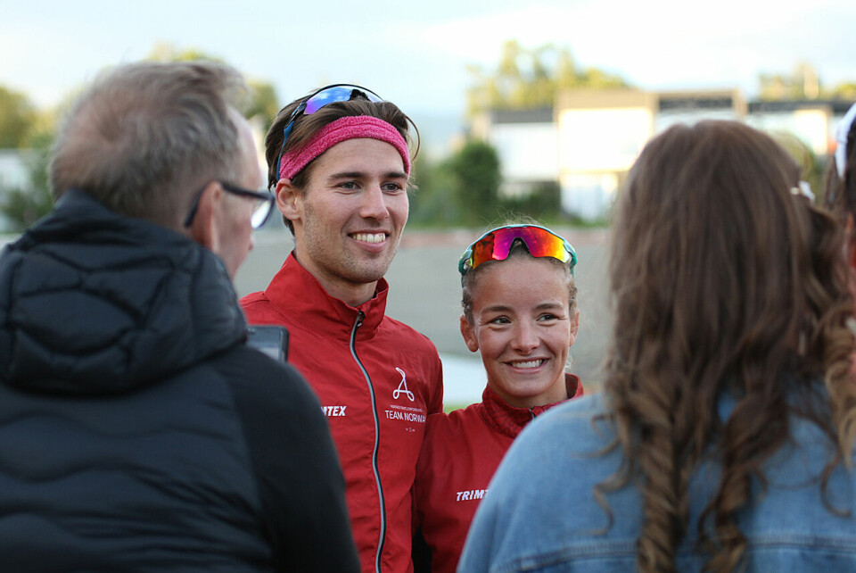 Stine Dale gir håp om norsk OL-deltagelse i miksstafett i triatlon Vetle Bergsvik Thorn og Stine Dale_1280.jpg