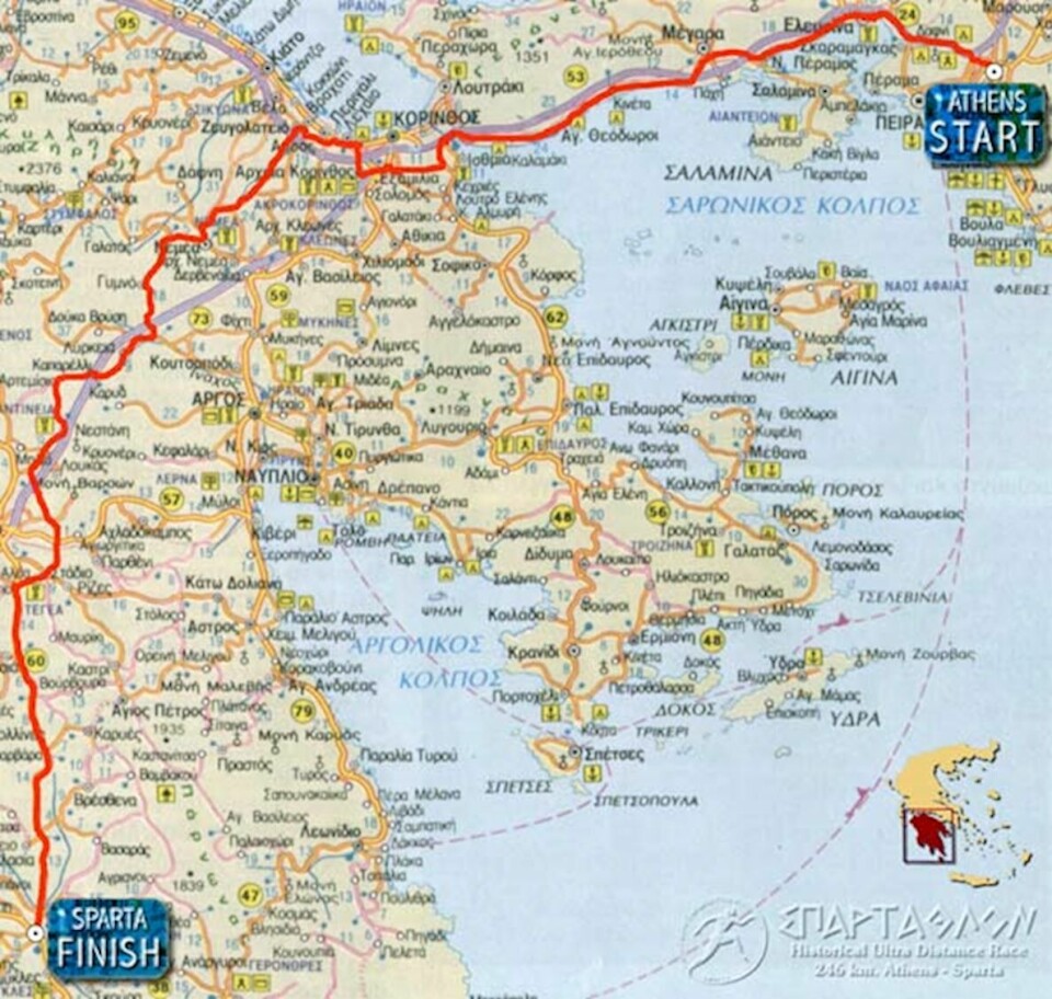 Cecilie Holmgren ble historisk i Spartathlon Bilderesultat for spartathlon