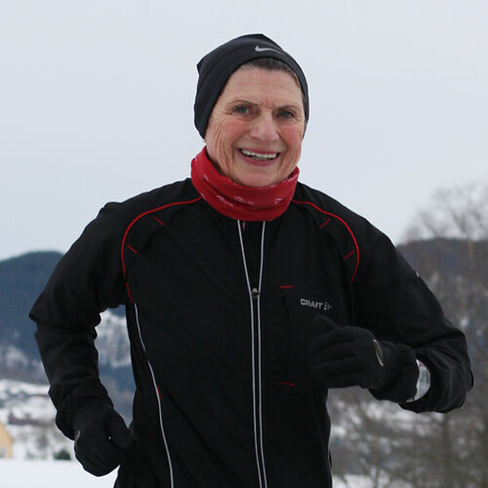 Vera Nystad satte ny norsk aldersrekord i Maratonkarusellen i Bergen 23.januar 2010 Vera Nystad satte ny norsk aldersrekord i Maratonkarusellen i Bergen 23.januar 2010
