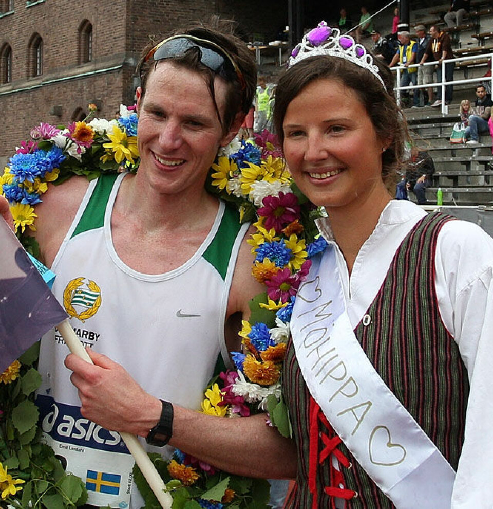 Emil Lerdahls reklamestunt i Stockholm