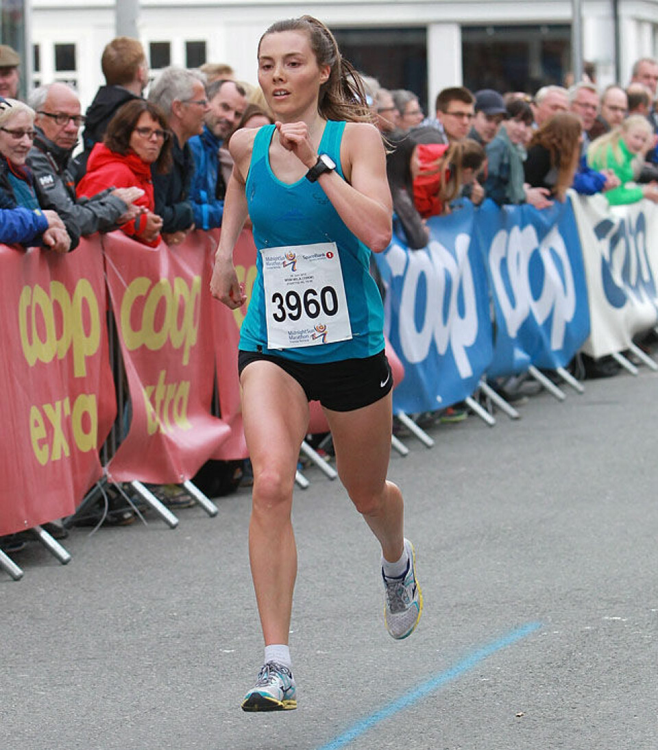 Midnight Sun Maraton - en femstjernes løpsfest Yngvild_Kasperssen_mot_maal_A20G7527.jpg