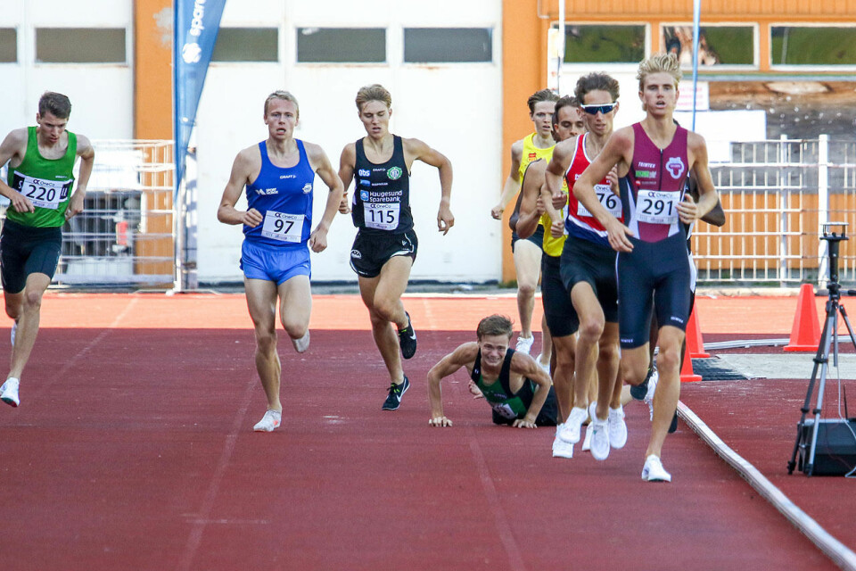 Didrik Hexeberg Warlo ble juniornorgesmester på 1500 meter foran Vedvik-brødrene 3J6A7420.jpg