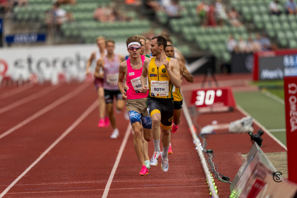 Ole Jakob Solbu tok en klar seier på 800 meteren på Bislett 800men_first-lap_500828.jpg