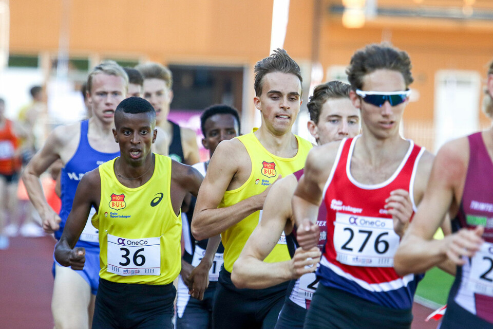 Didrik Hexeberg Warlo ble juniornorgesmester på 1500 meter foran Vedvik-brødrene 3J6A7457.jpg