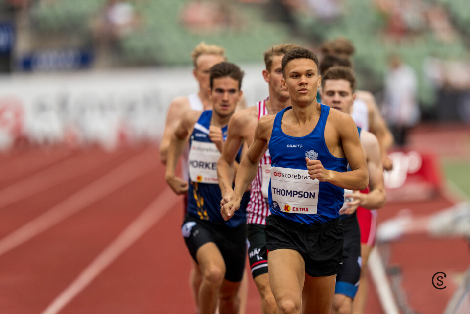 Ole Jakob Solbu tok en klar seier på 800 meteren på Bislett 800men_first-lap_500867.jpg