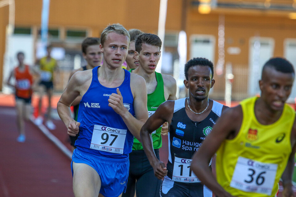 Didrik Hexeberg Warlo ble juniornorgesmester på 1500 meter foran Vedvik-brødrene 3J6A7463.jpg