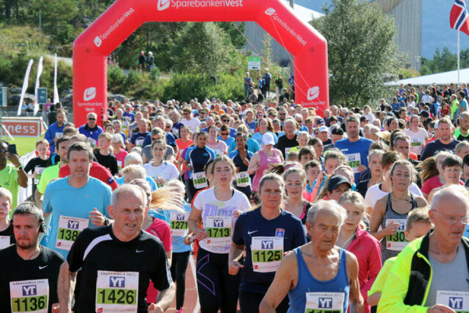 Svein Roar Kvamme og Eli Anne Dvergsdal vant 5 km i Knarvik 1P1A3086.jpg