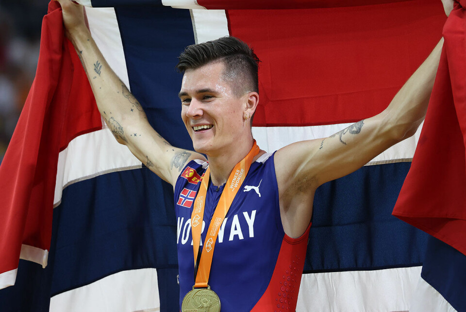 Kondis har dekket mellom- og langdistanseløpene i VM i Budapest 1U9A0178_Jakob i flagget.jpg