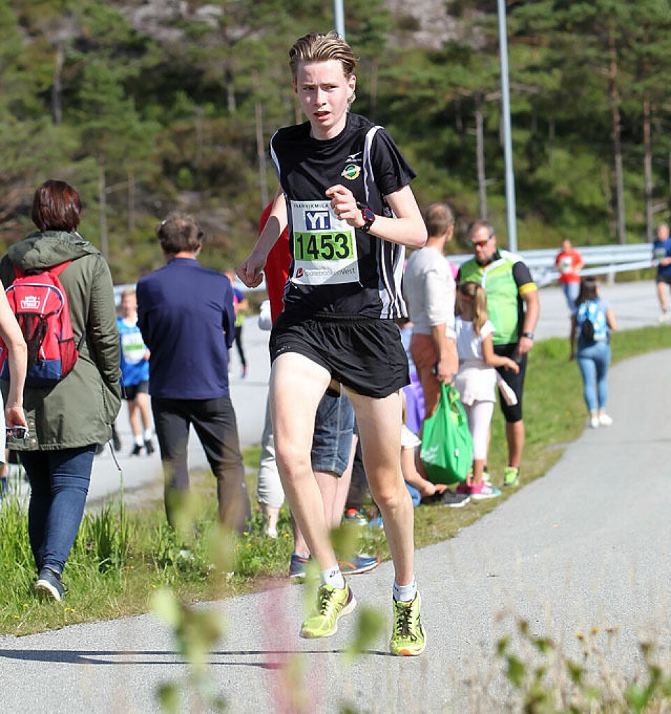 Svein Roar Kvamme og Eli Anne Dvergsdal vant 5 km i Knarvik Torbjoern_Espeseth_vinner18-19_A20G1397.jpg