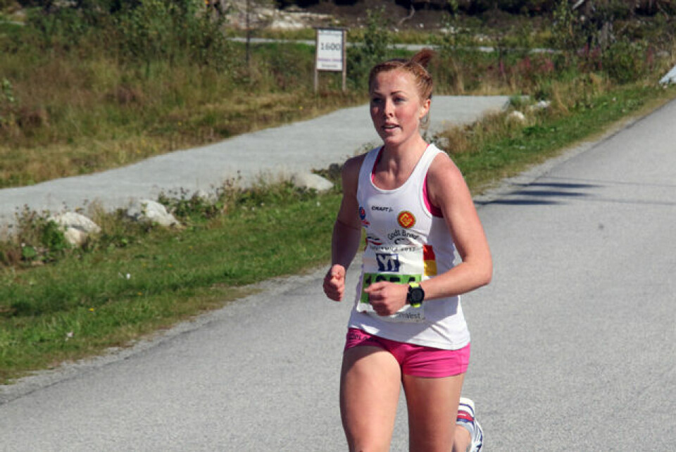 Svein Roar Kvamme og Eli Anne Dvergsdal vant 5 km i Knarvik 1P1A3168.jpg