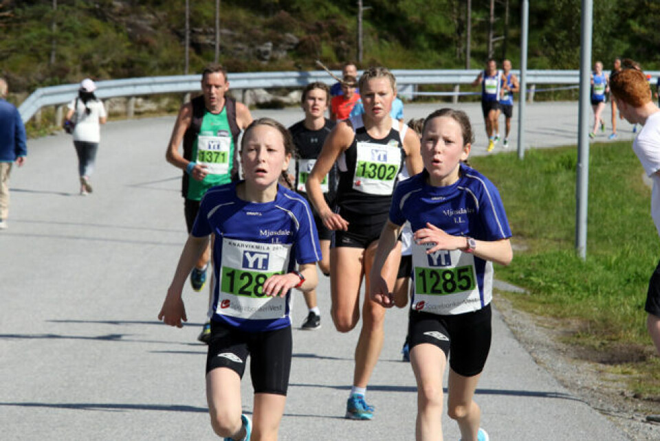 Svein Roar Kvamme og Eli Anne Dvergsdal vant 5 km i Knarvik 1P1A3185.jpg