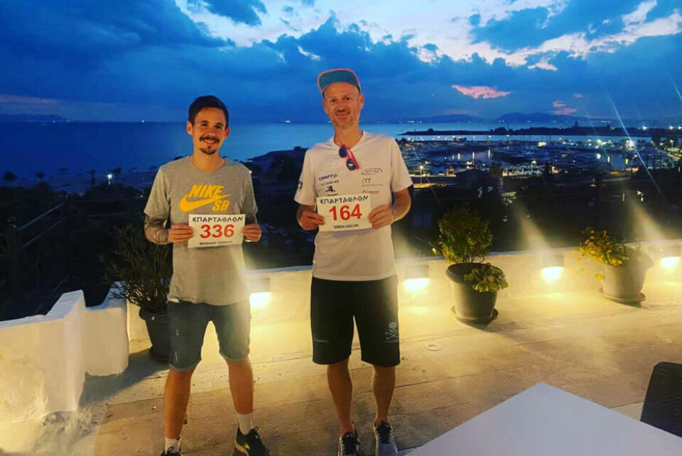 Magnus Thorud og Simen Holvik fullførte Spartathlon Magnus Thorud og Simen Holvik.jpg