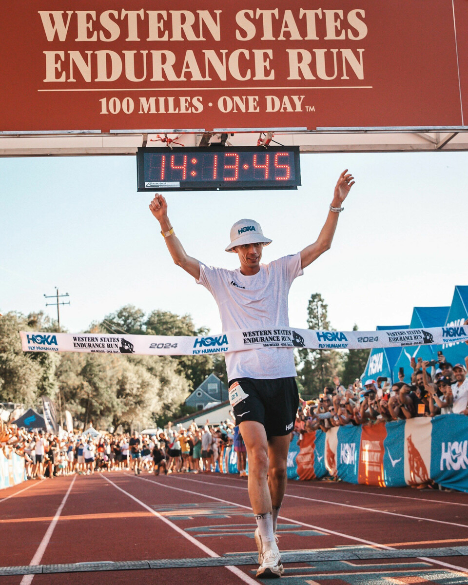 Femteplass til Yngvild Kaspersen i Western States 100 miles Jim-Walmsley.jpg