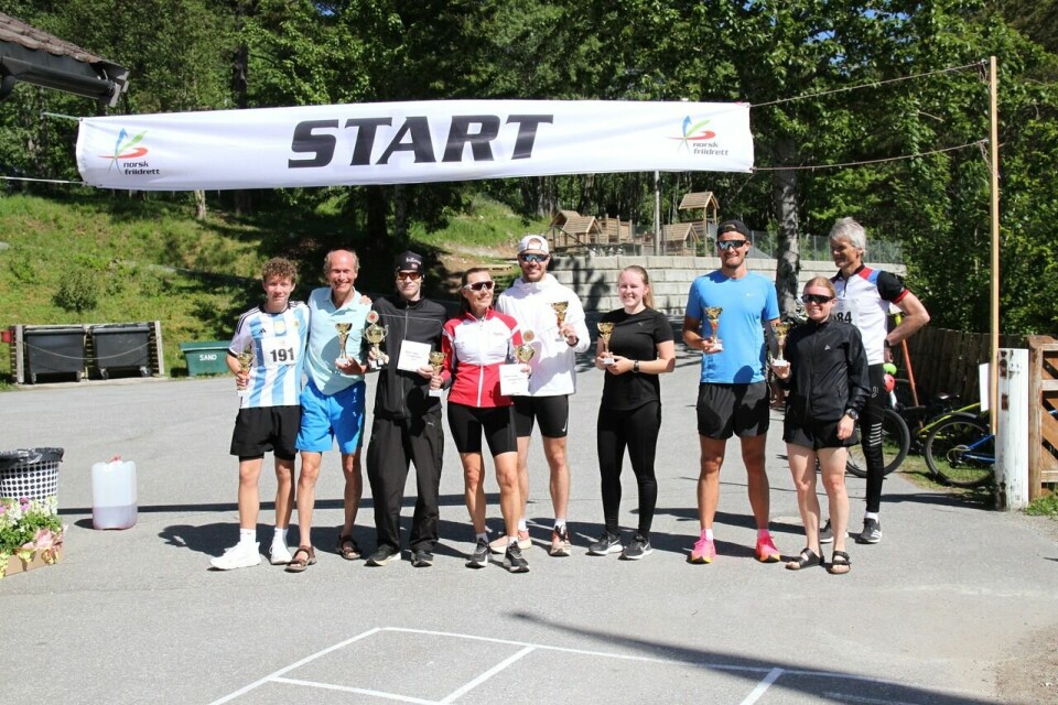 Klassevinnere fra Kleivane Rundt 2024. Foto: Helge Fuglseth Klassevinnere fra Kleivane Rundt 2024. Foto: Helge Fuglseth