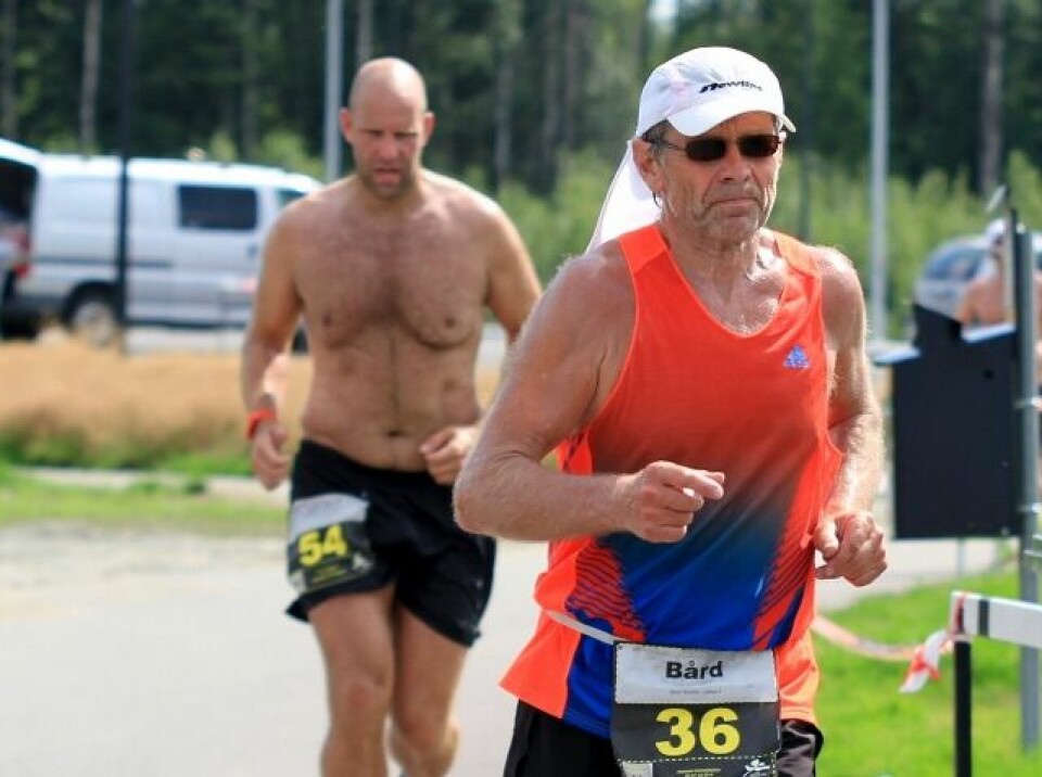 Bård Rødde har også løpt mange ultraløp, her fra Romerike Ultrafestival i 2014 (foto: Bjørn Hytjanstorp). Bård Rødde har også løpt mange ultraløp, her fra Romerike Ultrafestival i 2014 (foto: Bjørn Hytjanstorp).