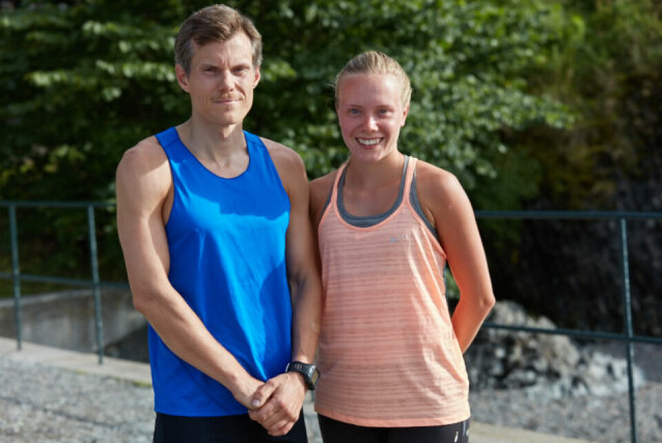 Halvard Eriksen Buer og Johanne Lægran satte løyperekorder i den nye løypa på Hovedøya torsdag kveld. Foto: Stian S. Møller Halvard Eriksen Buer og Johanne Lægran satte løyperekorder i den nye løypa på Hovedøya torsdag kveld. Foto: Stian S. Møller
