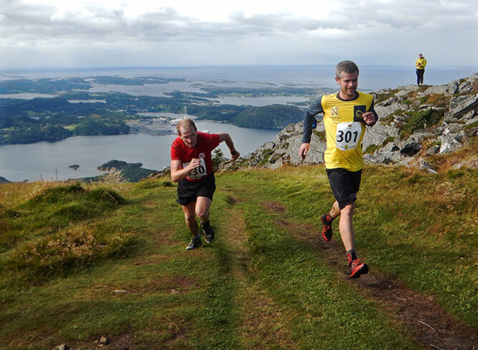 Dramatisk innspurt i motbakkeløpet Freikollen Opp FreikollenOpp