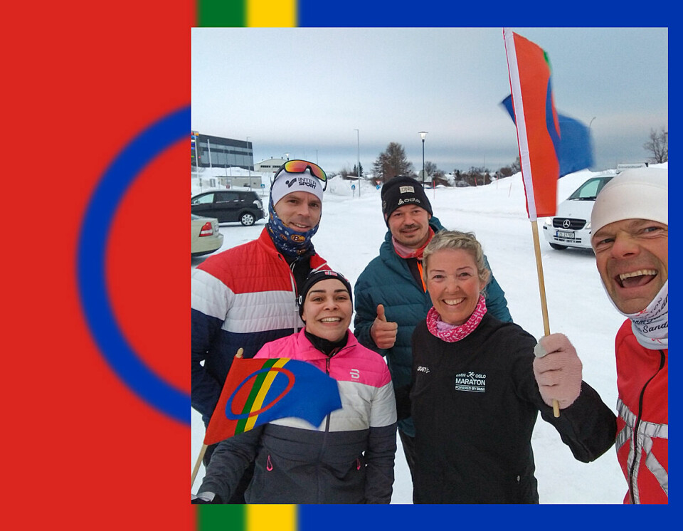 På bildet: (fv-bak:) Filip Dalmeyer, Joakim Pettersen, (fv-foran:) Turith Dalmeyer Nilsen, Kirste og Terje Sandness. På bildet: (fv-bak:) Filip Dalmeyer, Joakim Pettersen, (fv-foran:) Turith Dalmeyer Nilsen, Kirste og Terje Sandness.