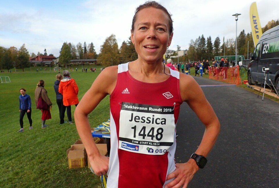 Jessica Gunnarsson og Mathias Moen vant 5-kilometeren under Nøklevann Rundt Nøklevann Rundt 2019