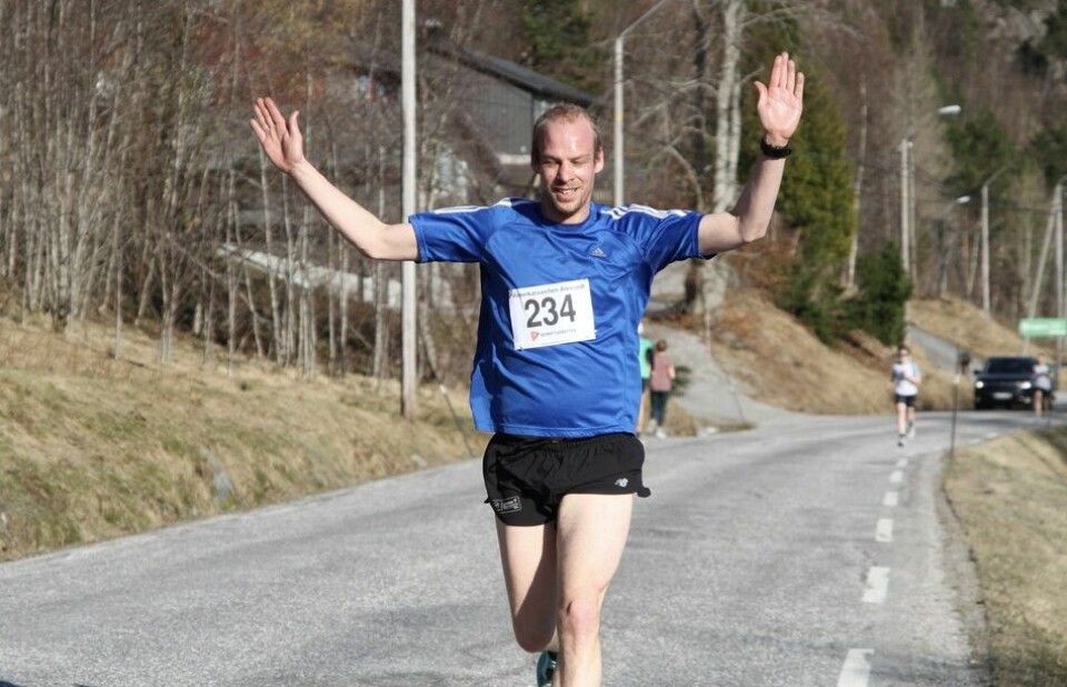 Kamp om seieren på 10 km i Ålesund 5km_Marius_Remoey_4km