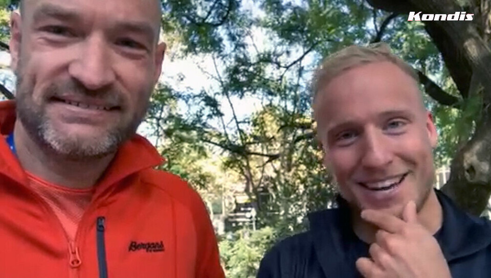 Jann Post og Ole Mikal Tørsdal oppsummerer dagens Barcelona Marathon. (Foto: Skjermdump) Jann Post og Ole Mikal Tørsdal oppsummerer dagens Barcelona Marathon. (Foto: Skjermdump)