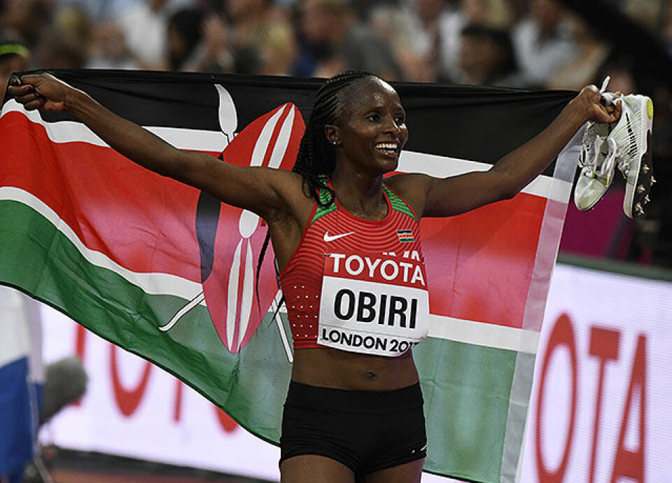 Sykdom satte stopper for Bjerkeli Grøvdal på 5000 m 5000-obiri-flagg_50D9729.jpg