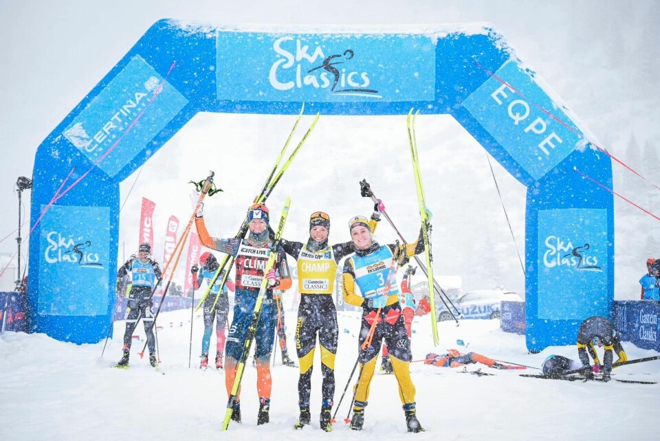 Ida Dahl og Emil Persson vant Bad Gastein Criterium Tre beste kvinner.jpg