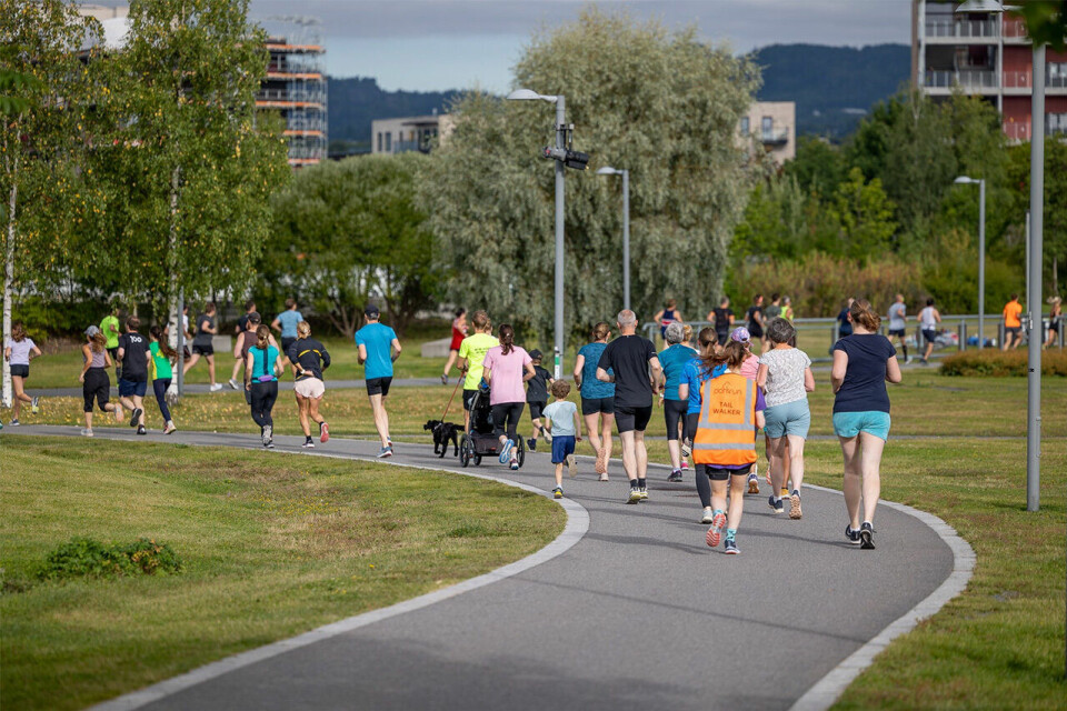 Nansenparken parkrun er en populær 5 km i ei temmelig flat løype på Fornebu. (Foto: arrangøren) Nansenparken parkrun er en populær 5 km i ei temmelig flat løype på Fornebu. (Foto: arrangøren)