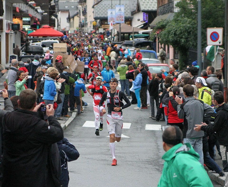 Kaldt og sleipt i Ultra-trail Mont Blanc