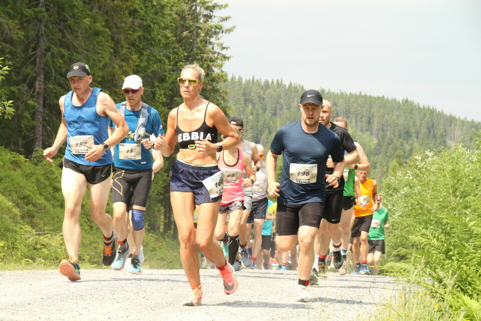 Godstemning på Krokskogen Halvmaraton Ingress