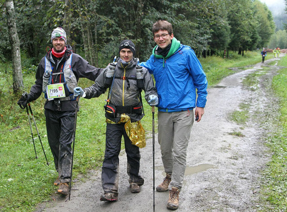Kaldt og sleipt i Ultra-trail Mont Blanc