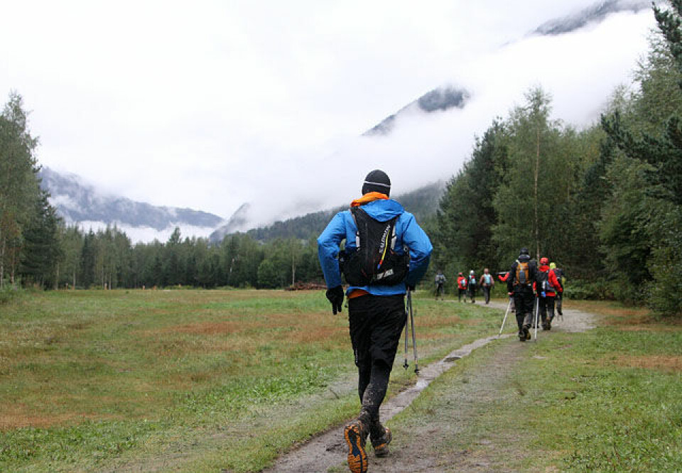Kaldt og sleipt i Ultra-trail Mont Blanc