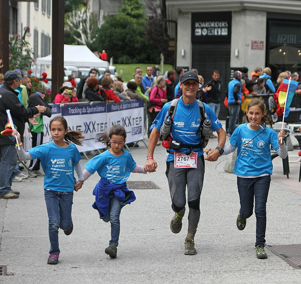 Kaldt og sleipt i Ultra-trail Mont Blanc