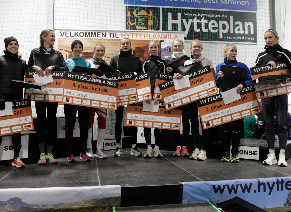Hytteplanmila - påmeldingen åpnet onsdag - fortsatt noen ledige plasser! Hvorfor er løpet så populært? Damer_10beste__F6C0176.jpg