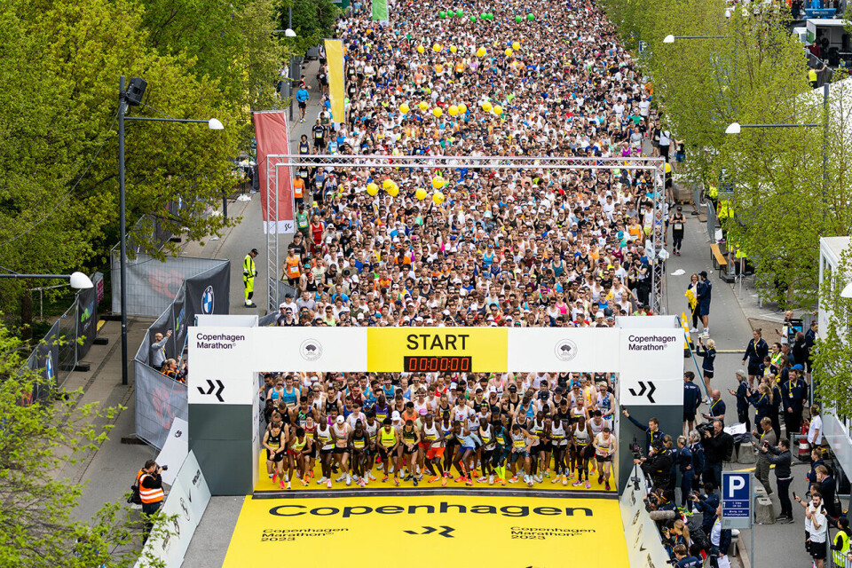 Over 10.000 deltakere fullførte København Marathon i år. Dette var ny deltakerrekord. (Foto: arrangøren) Over 10.000 deltakere fullførte København Marathon i år. Dette var ny deltakerrekord. (Foto: arrangøren)