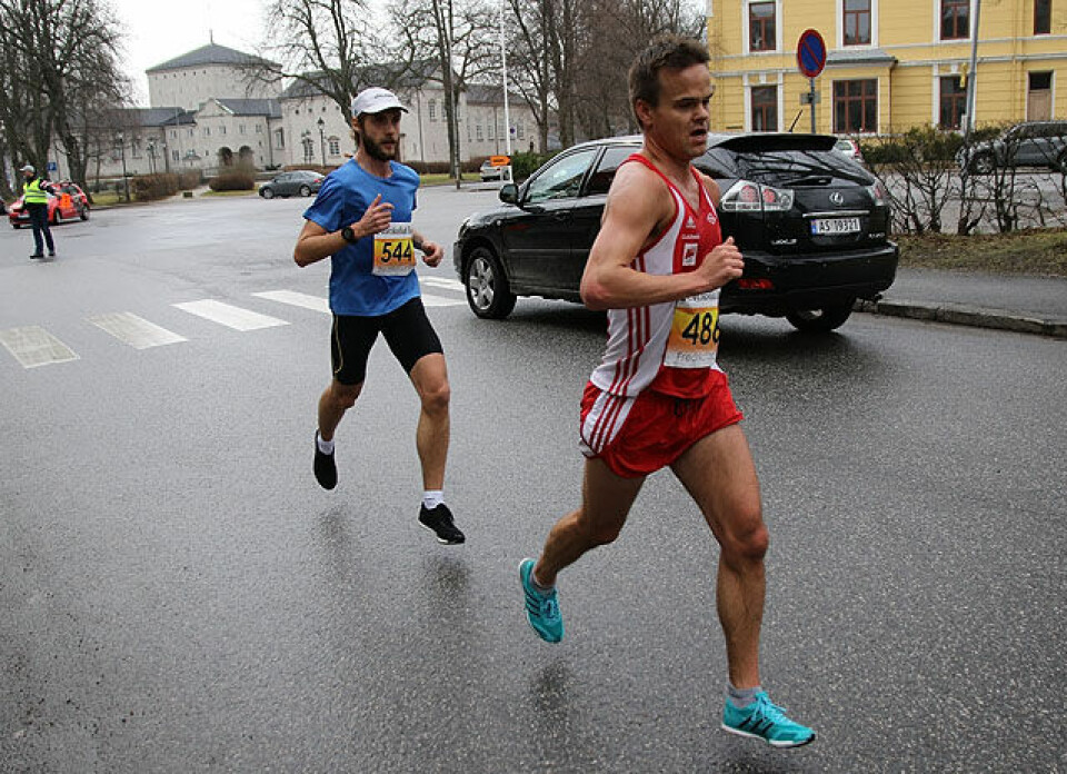 Sterke vinnertider på 5 km i Fredrikstadløpet (72 bilder) 4391_Trond_Hansen_14sek_bak_pers_IMG_4391.jpg