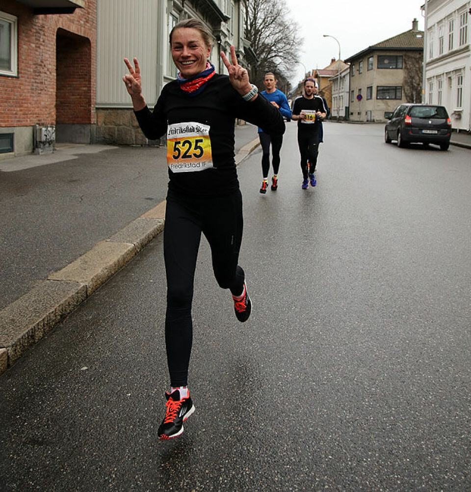 Sterke vinnertider på 5 km i Fredrikstadløpet (72 bilder) 4448_Inger_Haugland_IMG_4448.jpg