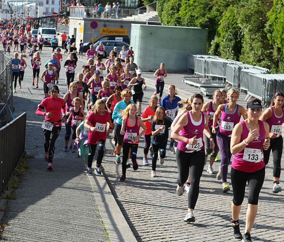 92 Irongirls løp 5 km på Indre havn