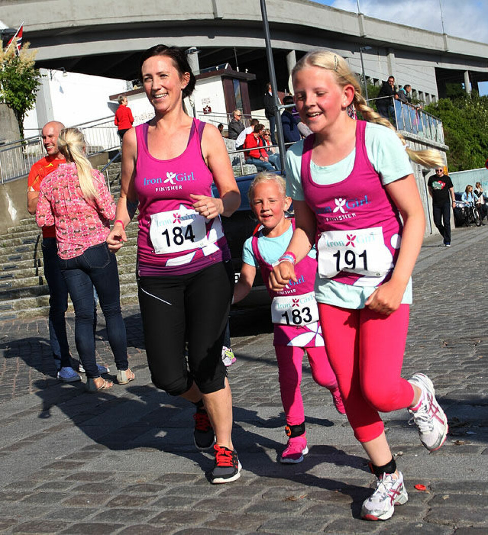 92 Irongirls løp 5 km på Indre havn